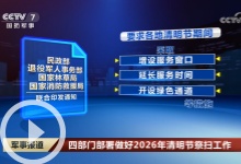 [军事报道]四部门部署做好2026年清明节祭扫工作