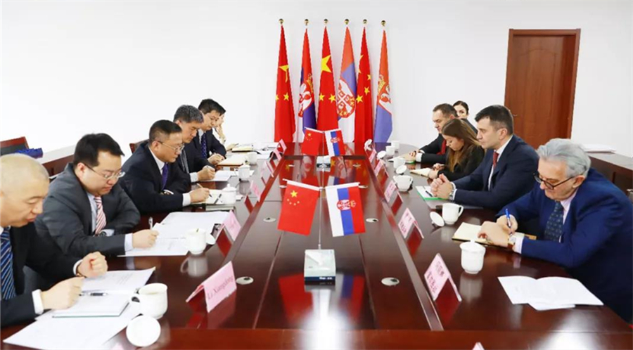 退役军人事务部部长孙绍骋会见塞尔维亚劳动、就业、退役军人和社会事务部部长乔尔杰维奇一行