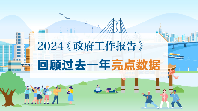 2024《政府工作报告》回顾过去一年亮点数据